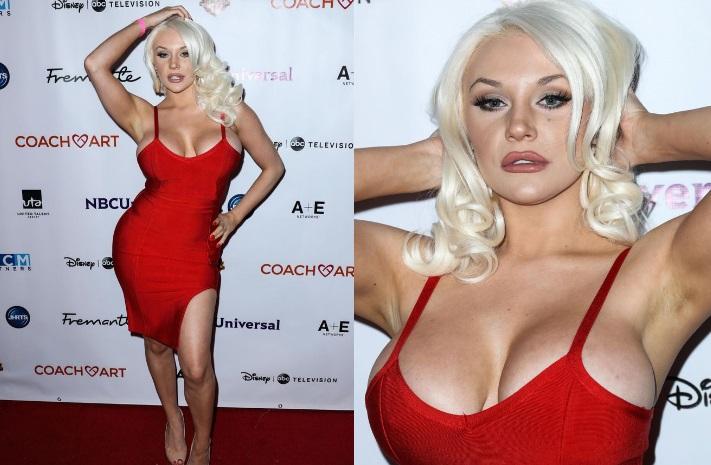 Geyimi ilə gecəyə damğa vurdu - Fotolar