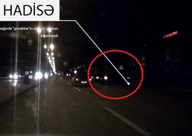 Azərbaycanda qəribə hadisə - Sürücülər 4 qəza törədib əyləndilər - VİDEO