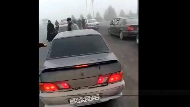 Azərbaycanda yol polisi bütün maşınları postda saxladı, daha sonra... - FOTOLAR