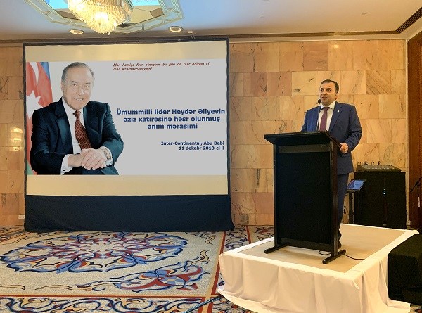 Ümummilli lider Heydər Əliyevin əziz xatirəsi Abu Dabidə anılıb