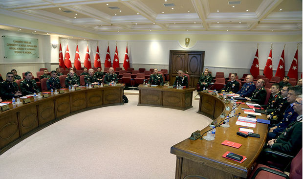 Azərbaycan-Türkiyə 11-ci Yüksək Səviyyəli Hərbi Dialoq İclası başlayıb - FOTO