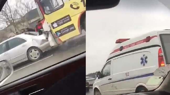 Bakı-Sumqayıt yolunda ağır qəza: Avtobus 