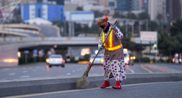 Azərbaycanda daha bir süpürgəçi faciəsi