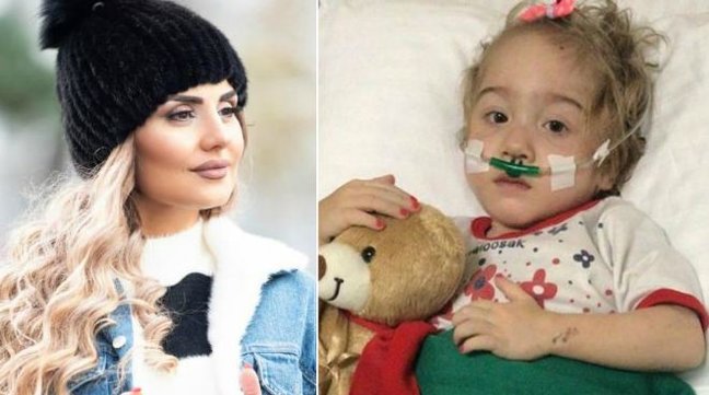 Şəbnəm Tovuzlu üç ay ömrü qalan Mələk üçün canlı yayıma pul göndərdi: Məbləğ... - VİDEO