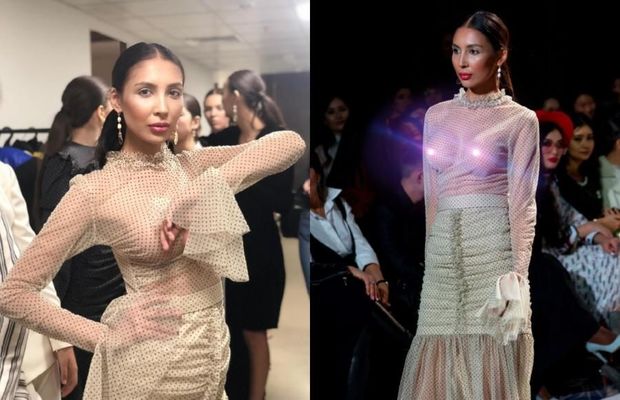 Qazaxıstanda açıq-saçıq geyinən qadın deputatı döydülər - FOTO