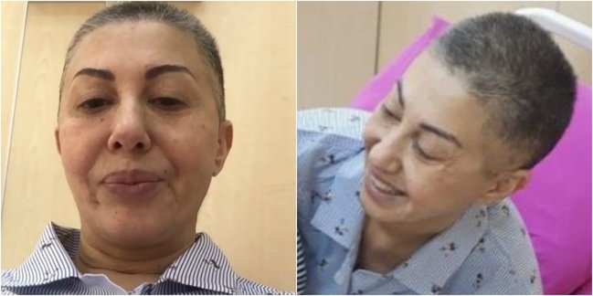 Xərçəngə qalib gələn Zülfiyyənin xəstəxanadan görüntüsü yayıldı - FOTO