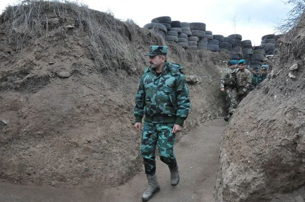 Elçin Quliyev Ermənistanla sərhəddə - FOTO