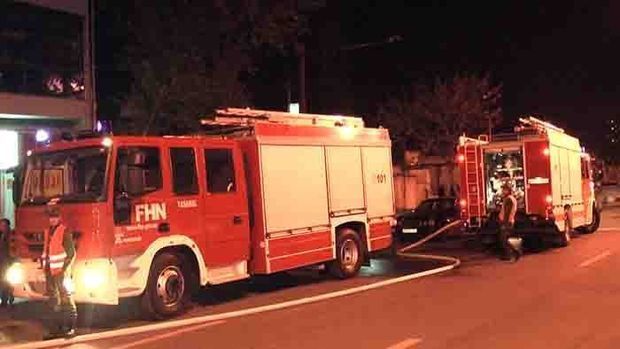 Bakıda yaşayış binası yanır - YENİLƏNİB - FOTO