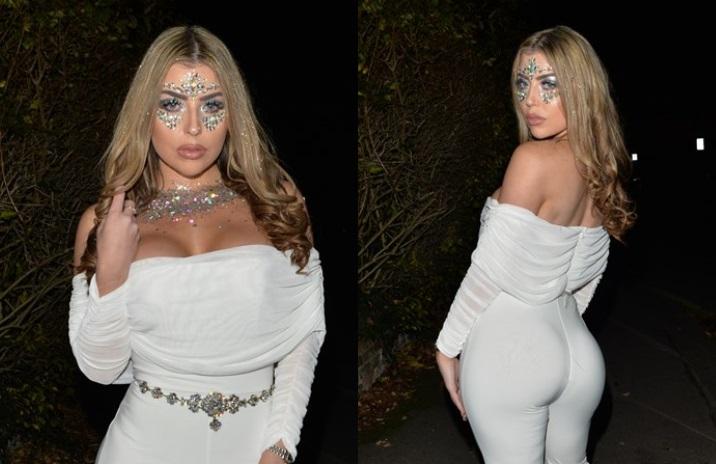 Bu dəfə də geyimi ilə gecəyə damğa vurdu - Fotolar