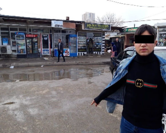 Bakıda iki avtomobil qaçıran yeniyetmə saxlanılıb - FOTO