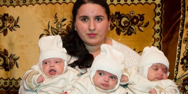 Bakıda üçəmlər dünyaya gəldi – Mehriban, Leyla və Arzu – VİDEO