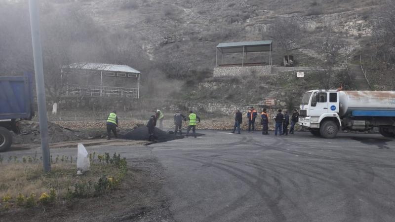 Damcılı mağara düşərgəsinə yeni yol çəkilir
