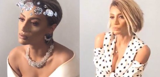 Röya kamera qarşısında sinəsini nümayiş etdirdi - VİDEO