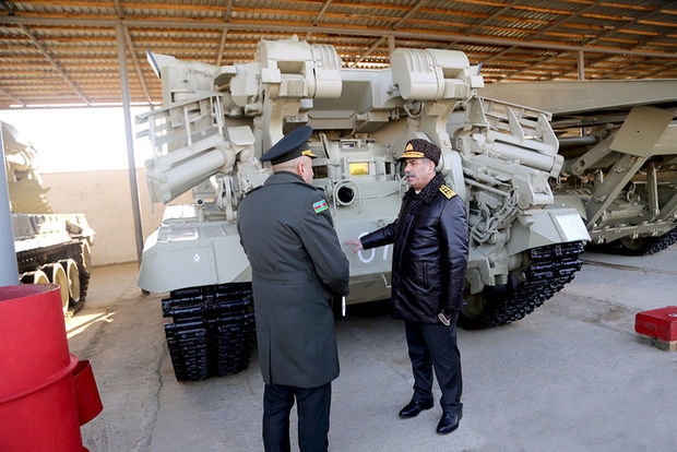 Zakir Həsənov hərbi təyinatlı obyektlərin açılışında - FOTO/VİDEO