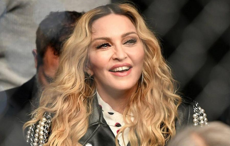 Madonna sarı saçları ilə vidalaşdı - Fotolar