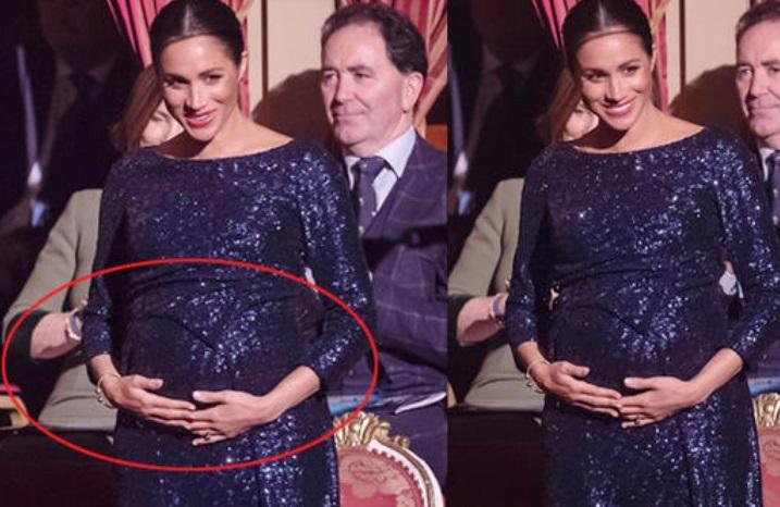 Hamilə Meqanın əli ilə qarnını tutmasının səbəbi bilindi