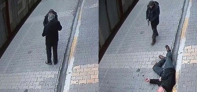 Dəhşətli qətl: Kişini küşənin ortasında başından güllələdi - VİDEO+FOTOLAR