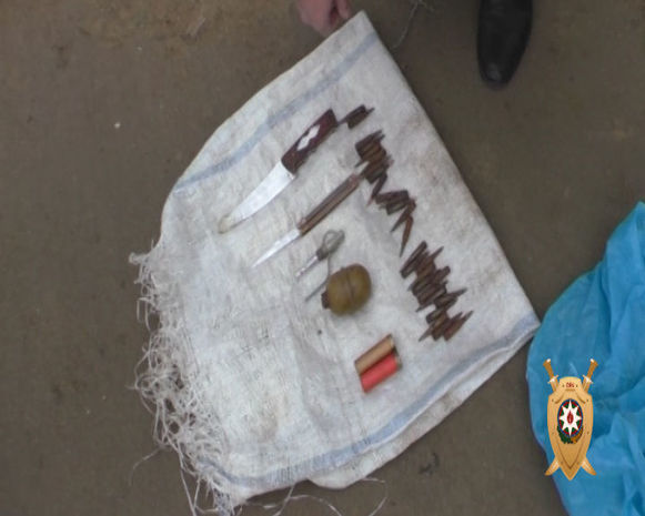 Nardaranda odlu silah-sursat gizlədən şəxs saxlanılıb