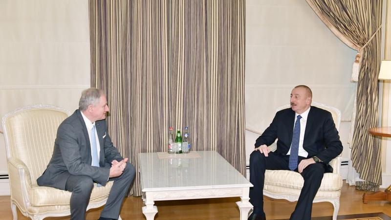 İlham Əliyev Kristian Faythingeri qəbul edib - YENİLƏNİB