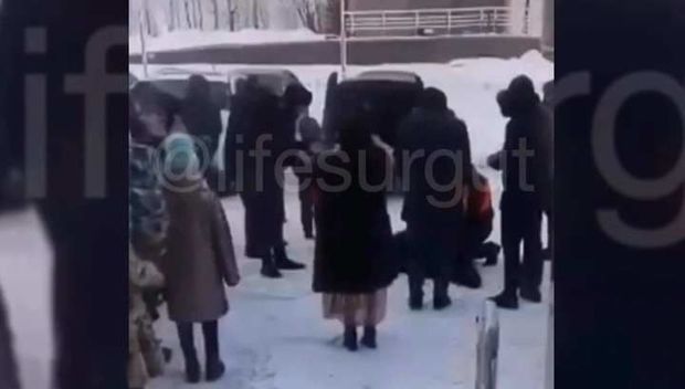 Rusiyada qurban kəsən azərbaycanlı etirazlara səbəb oldu - VİDEO