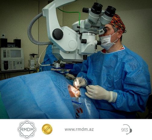 Gözün buynuz qişasının transplantasiyası əməliyyatları uğurla icra olunub - FOTO