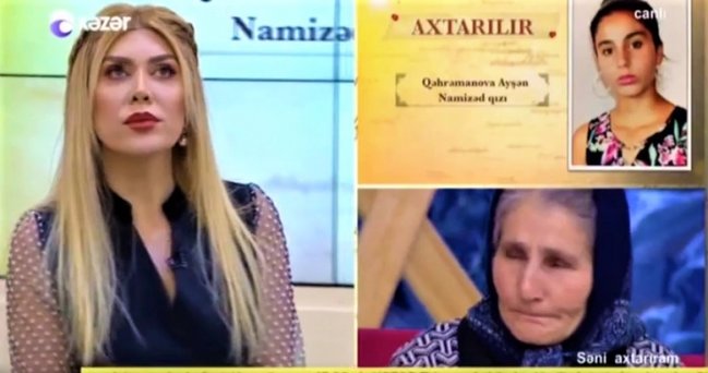 Anaya canlı efirdə 16 yaşlı qızının ölüm xəbəri verildi - 