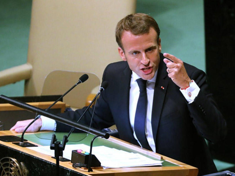 Ermənistanın “böyük bacısı” Fransa yenə səhnədə - Makrondan türklərə qarşı 