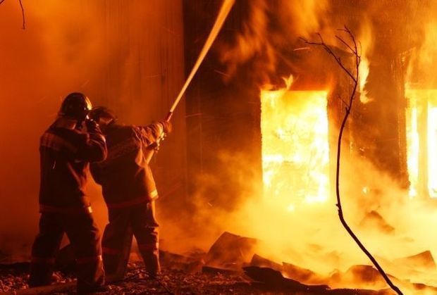 Пожар в Агдаше