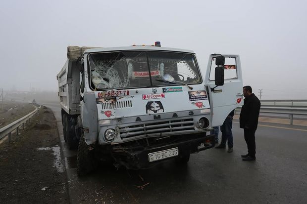 Göygöldə yük maşını agentlik işçisini vurub öldürdü - FOTO/VİDEO