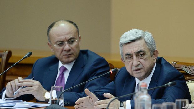 Ohanyan Sarqsyanın üzünə durdu - Üzləşdirilmə vaxtı qarşıdurma