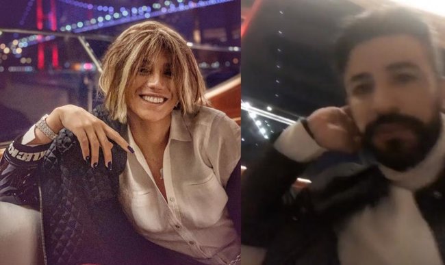 Röya və Şəhriyar yaxta gəzintisində - Video