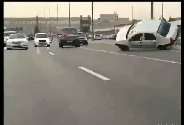 Bakıda toy karvanında ağır qəza - VİDEO