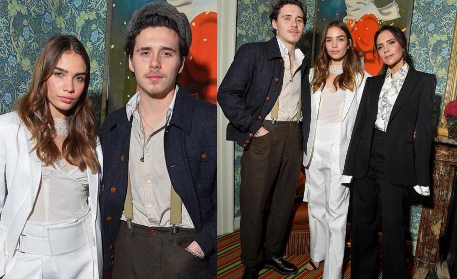 Bekhamın gəlini qayınanasının dəfiləsini izlədi - Fotolar