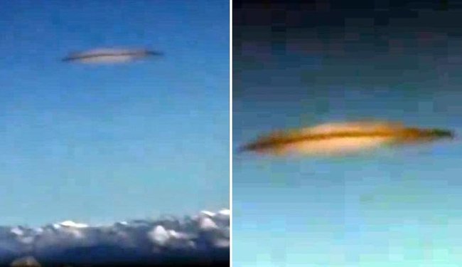 Təyyarədən yadplanetli gəmini lentə aldılar — VİDEO