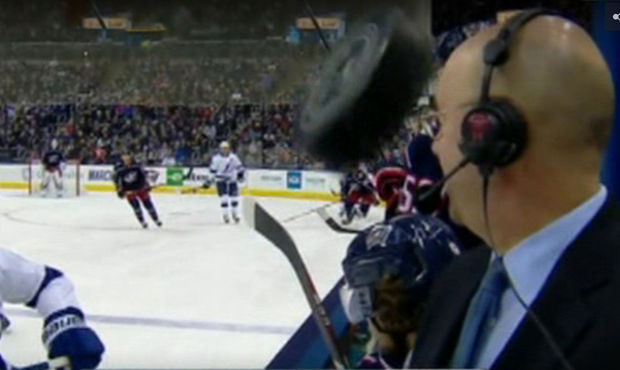 Şərhçi ən son anda şaybadan qurtuldu - VİDEO