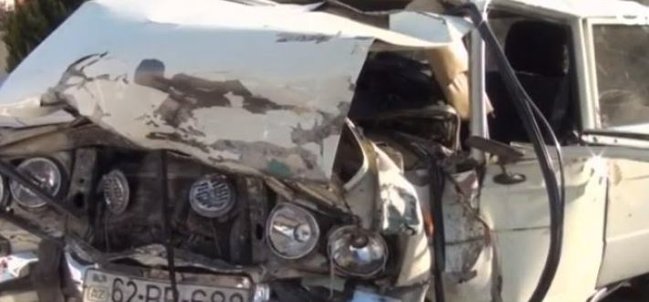 Azərbaycanda ağır yol qəzası – 1 ölü, 1 yaralı – VİDEO