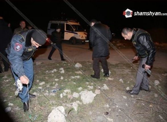 Yerevanda atışma - FOTO