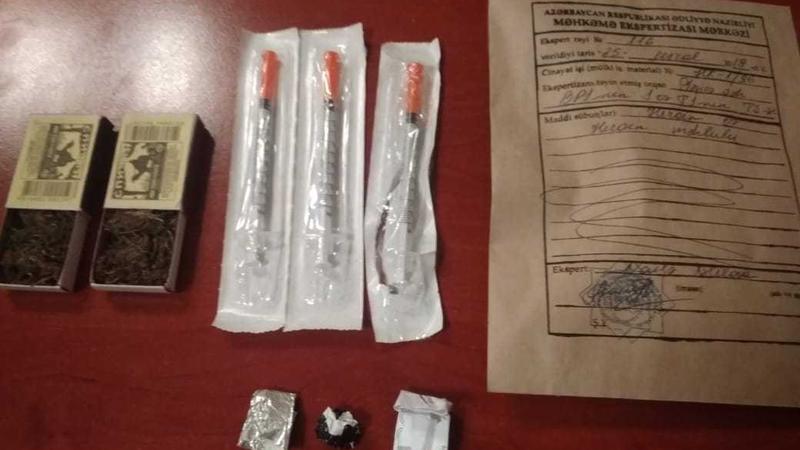 Gəncədə narkotik satan şəxs tutuldu