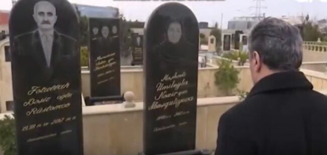 Azərbaycanlı meyxanaçı valideynlərinin qəbri üstündə göz yaşı tökdü - VİDEO