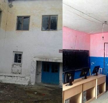 Azərbaycanda bu məktəb biabırçı gündədir – FOTO