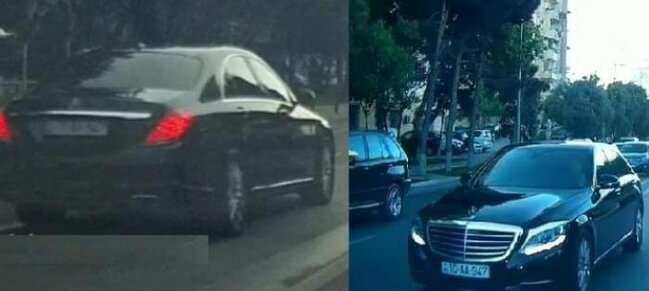 Sürücüsü qaydaları pozan Məzahir Pənahov: 