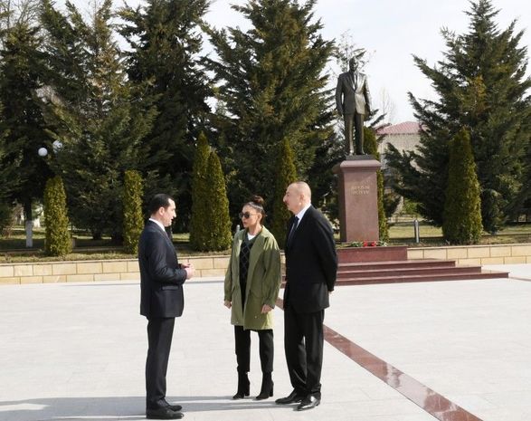 Prezident və xanımı Şamaxıda səfərdə olublar - YENİLƏNİB + FOTO/VİDEO