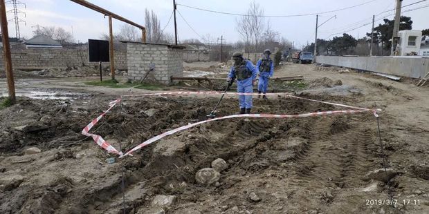 Bakıda tank əleyhinə mina tapılıb - FOTO