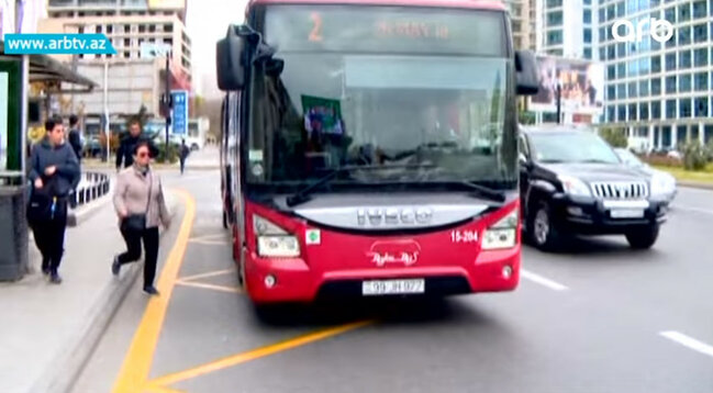 Avtobuslarda sürət məhdudlaşdırılacaq – VİDEO