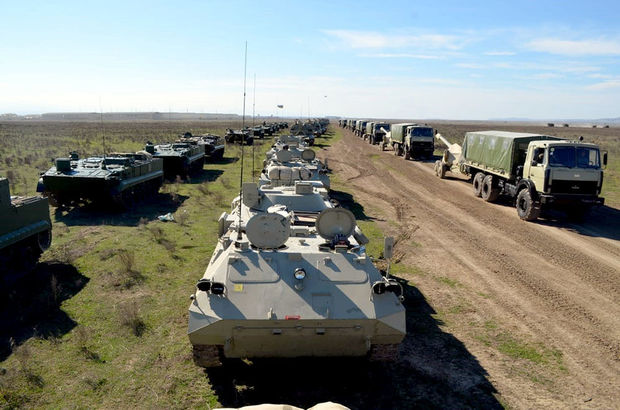 Reaktiv artilleriya divizionları atəş mövqelərinə çıxarılıb - VİDEO