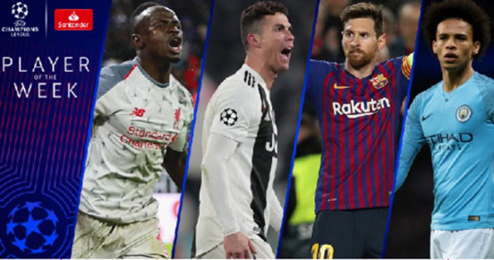 Месси и Роналду поспорят за звание лучшего игрока недели в Лиге чемпионов