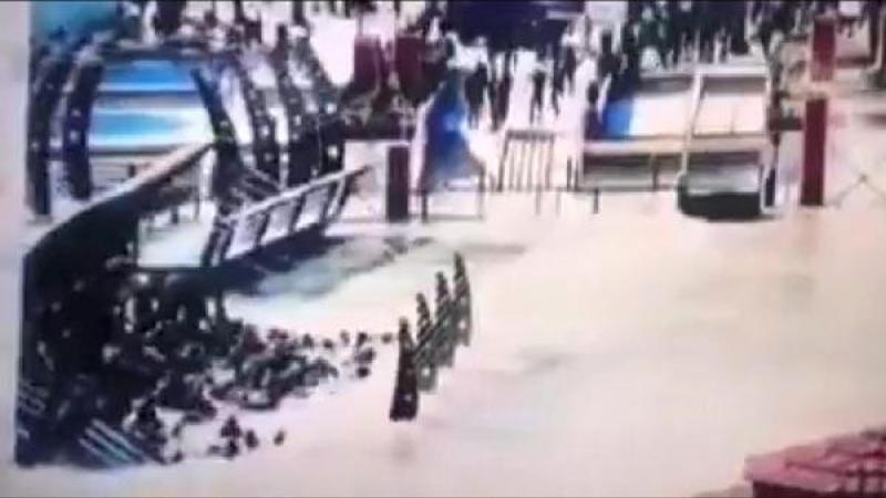 100-ə yaxın insan can verdi: faciənin ANBAAN GÖRÜNTÜLƏRİ - VİDEO