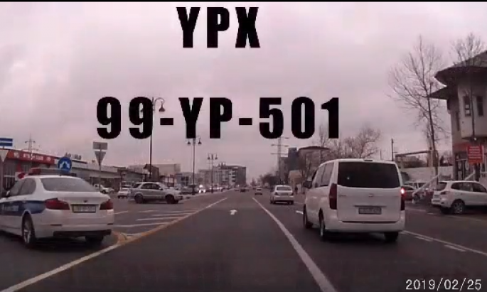 Yol polisi qaydaları belə pozdu - VİDEO