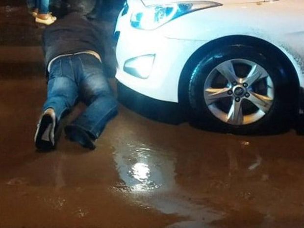 Bakıda piyadanı maşın vurdu - VİDEO