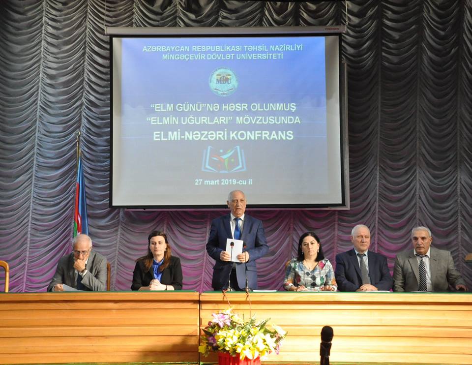 Mingəçevir Dövlət Universitetində Elm günü qeyd edilib